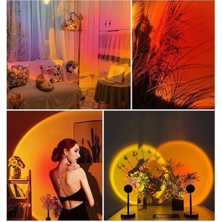 Đèn hoàng hôn sunset kèm remote đổi 16 màu