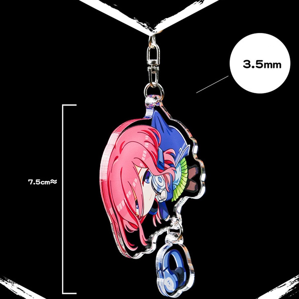 Móc Khóa Hình Nhân Vật Anime Hatsune Miku Ichika Nakano Nino