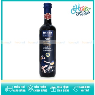 [HÀNG CHÍNH HÃNG] Giấm Rượu Vang Đỏ Nguyên Chất Aceto Balsamico La Sicilia 500ml
