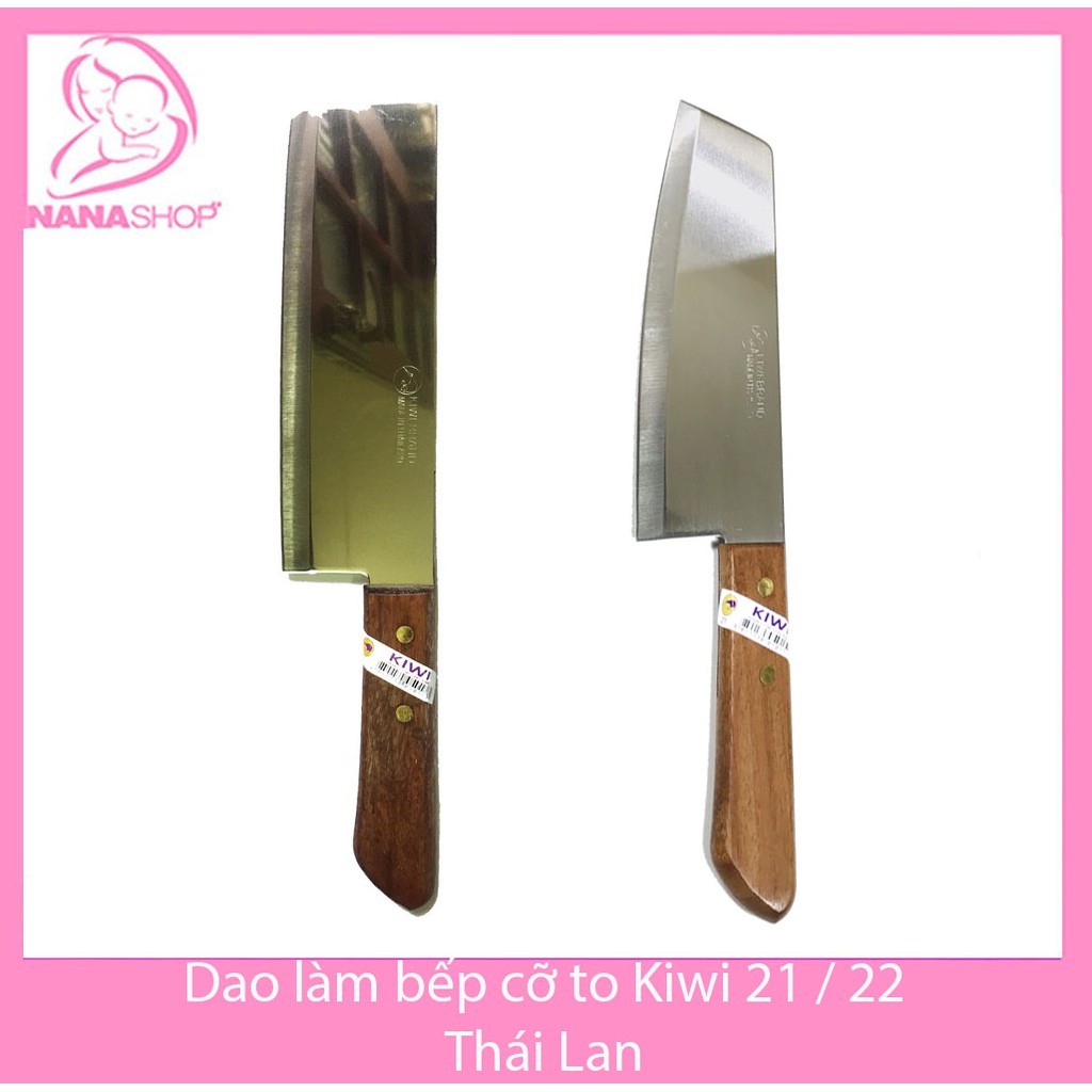 DAO NHÀ BẾP TRUNG CÁN GỖ KIWI THÁI LAN MS22-21