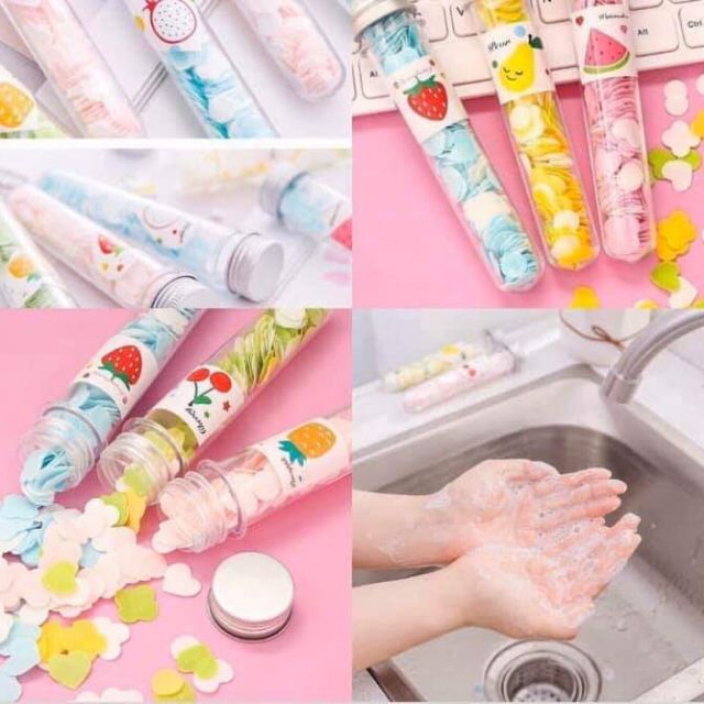 Xà phòng giấy bỏ túi