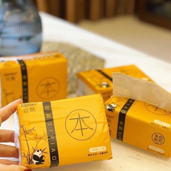 THÙNG 30 GÓI KHĂN GIẤY/ GIẤY TRÚC SIPIAO 6021 NỘI ĐỊA TRUNG