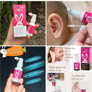 Xịt tan ráy tai Clearears Kids