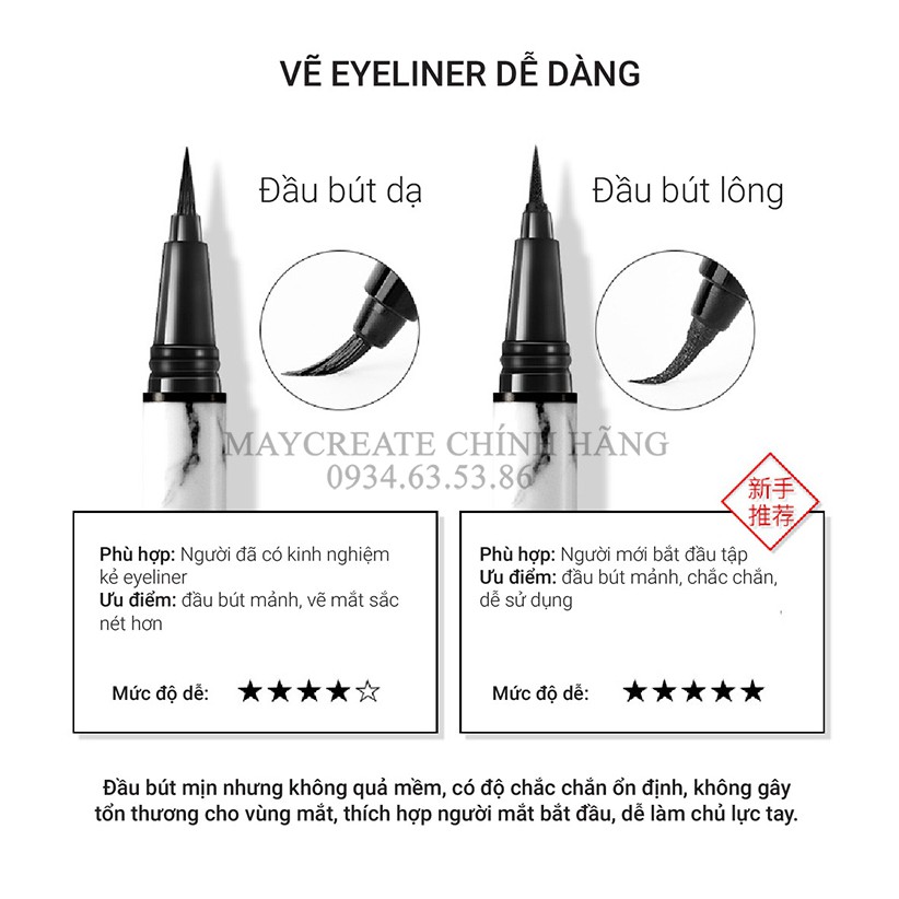 Kẻ Mắt Nước Eyeliner Maycreate Nội Địa Trung.