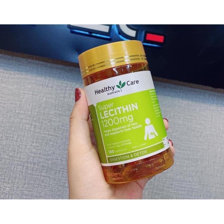 Mầm đậu nành Healthy Care Super Lecithin 1200mg, mầm đậu chăm sóc sắc đẹp - mypham.lavi