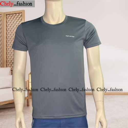 Áo Thể Thao Nam thun lạnh tập gym cổ tròn ngắn tay vải thoáng mát co giãn chuẩn form nhiều màu (Sports)Chely_fashion