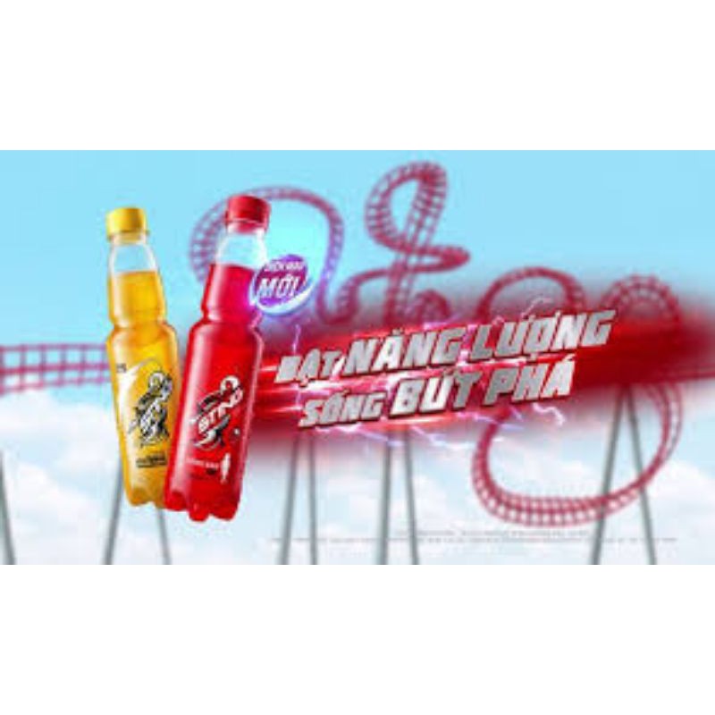1 Lốc 6 chai nước tăng lực Sting Dâu 330ml/ sting vàng 330ml 9TN)