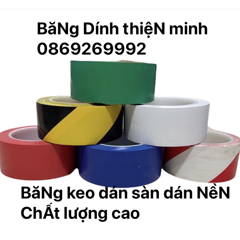 [rẻ vô địch]Băng keo dán nền dán sàn các màu khổ 48mm x 33m vs 18m