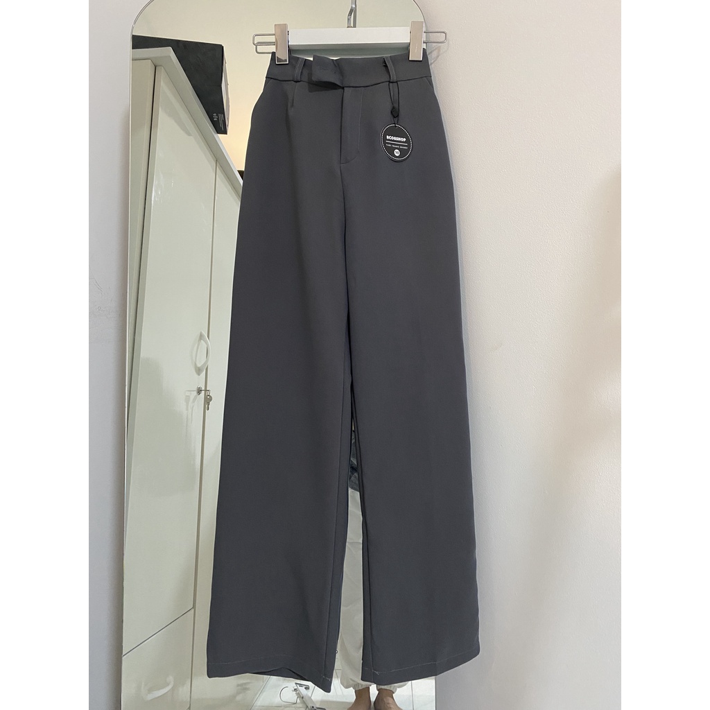 Quần tây ống suông rộng lưng cao 1LY cao cấp  1HIT_UNISEX