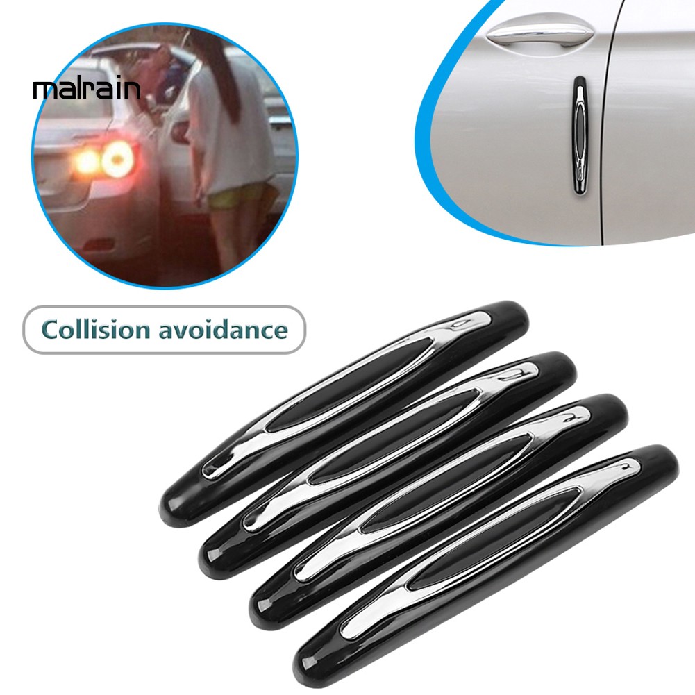 Bộ 4 dải dán tay nắm cửa xe ô tô bảo vệ chống trầy xước tiện dụng