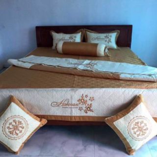 Trọn bộ Satin  7 món Hakosan cao cấp