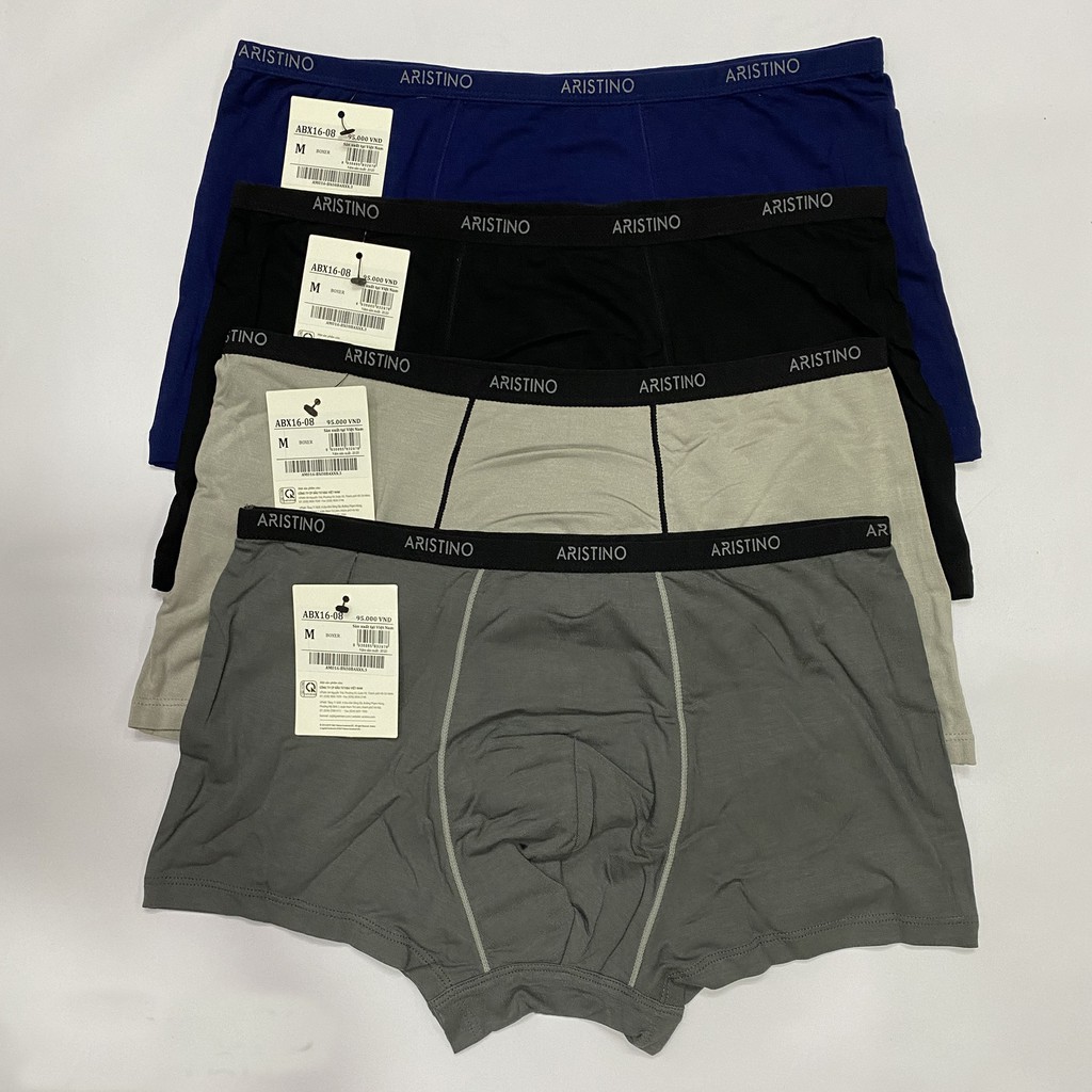 Quần Lót, Quần Sịp Đùi Nam Boxer Aristino – ABX1608 Chất Liệu Bamboo Thấm Hút Mồ Hôi Vượt Trội