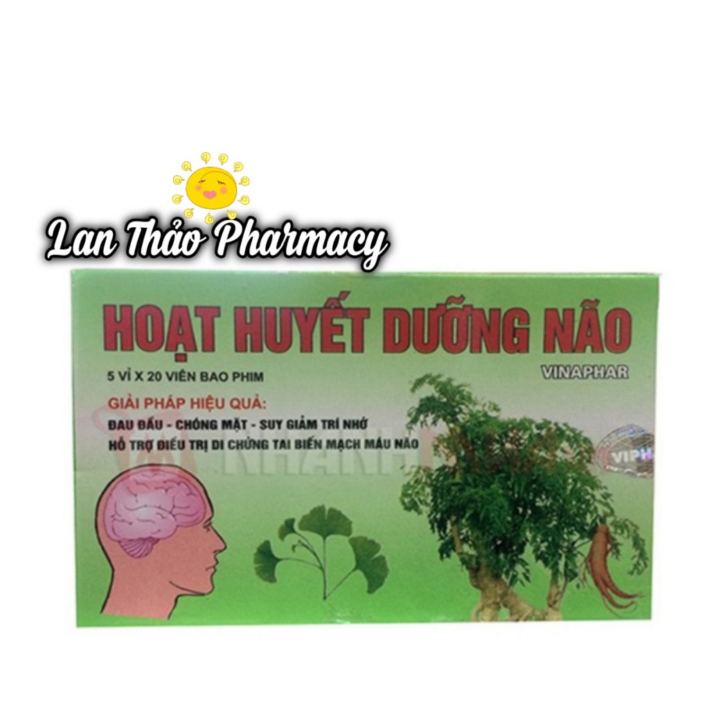 HOẠT HUYẾT DƯỠNG NÃO VINAPHA CHÍNH HÃNG GIÚP BỔ NÃO TĂNG CƯỜNG TRÍ NHỚ NGỦ NGON