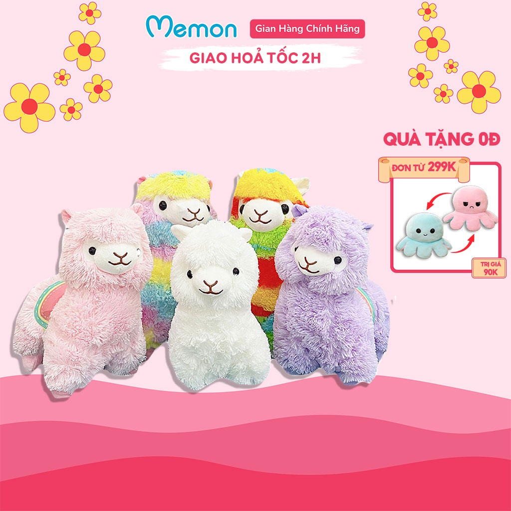 Gấu Bông Lạc Đà Alpaca Cao Cấp Memon