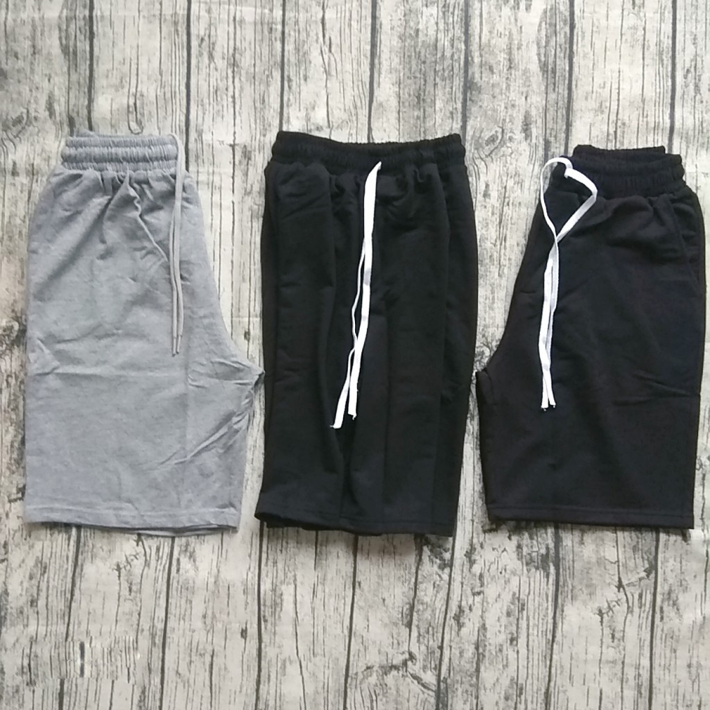 Quần short thun trơn Unisex chất nỉ dày dặn | BigBuy360 - bigbuy360.vn