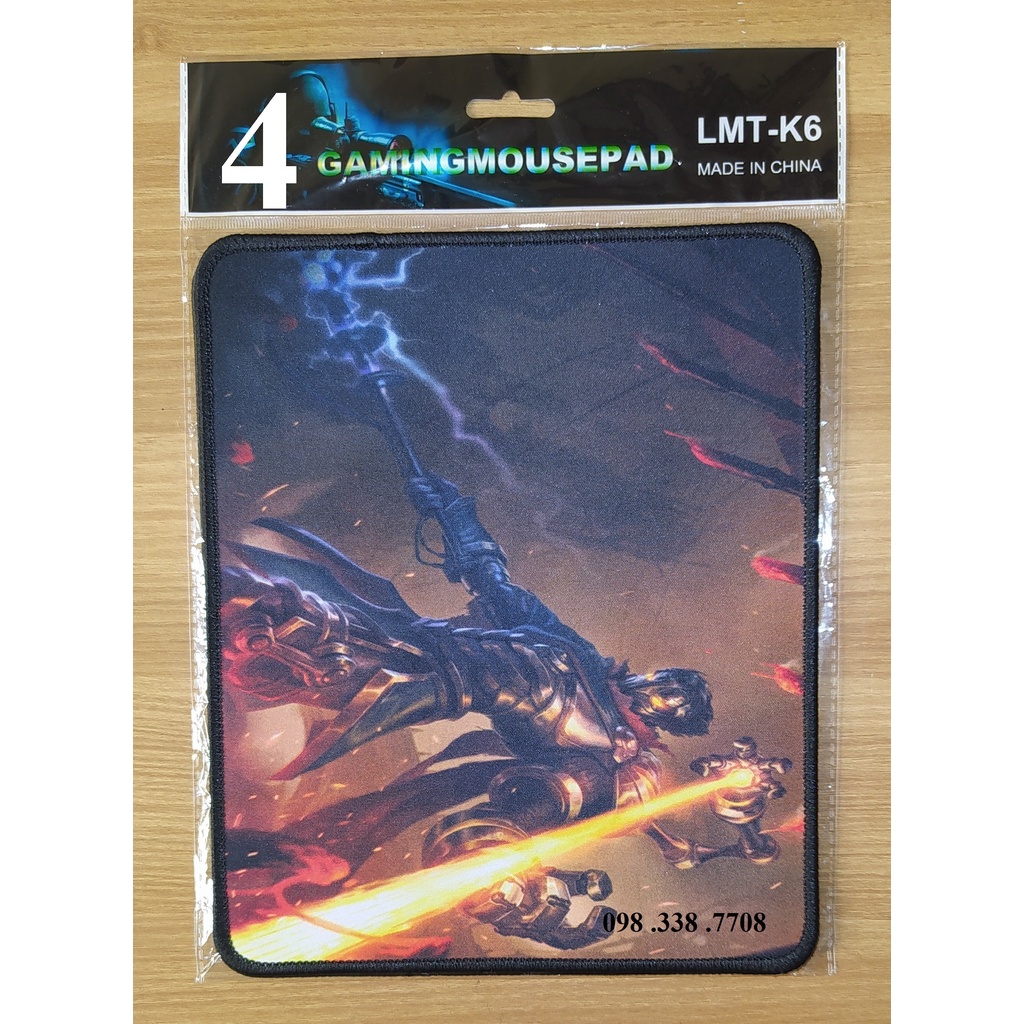 Miếng lót chuột, bàn di chuột hoạt hình gamming LMTK-6 bằng lụa mềm đẹp giao ngẫu nhiên hoặc nhắn tin shop loại nào