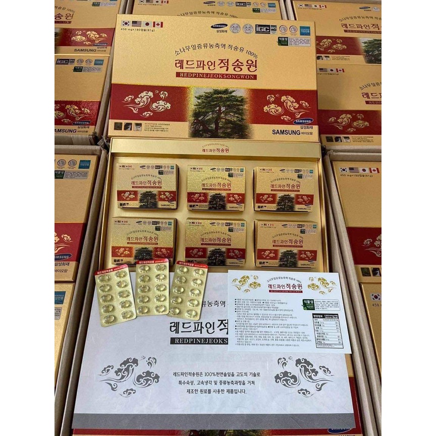 TINH DẦU THÔNG ĐỎ CHÍNH PHỦ HÀN QUỐC