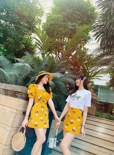 Set đầm mua 1 được 2 cực xinh
