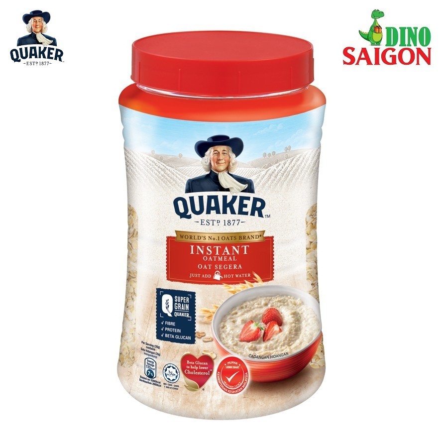 Yến Mạch Ăn Liền Quaker Hũ 600g