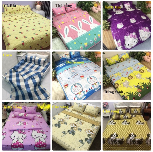 Bộ ga gối poly cotton m6/m8 ( được chọn mẫu) | BigBuy360 - bigbuy360.vn