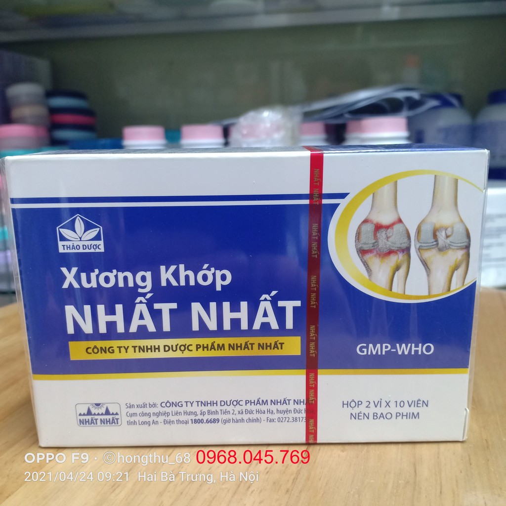 Xương khớp Nhất Nhất hộp 2 vỉ x 10 viên