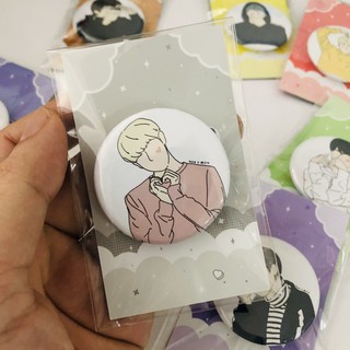 Huy hiệu BTS Line Art lmt