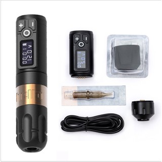 Bộ máy xăm pen tích điện không dây 2 pin