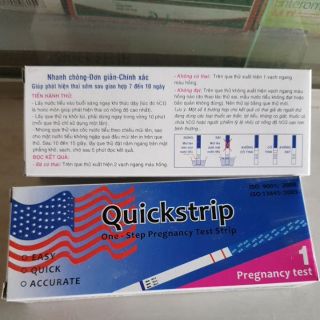 QUE THỬ THAI QUICK TEST
