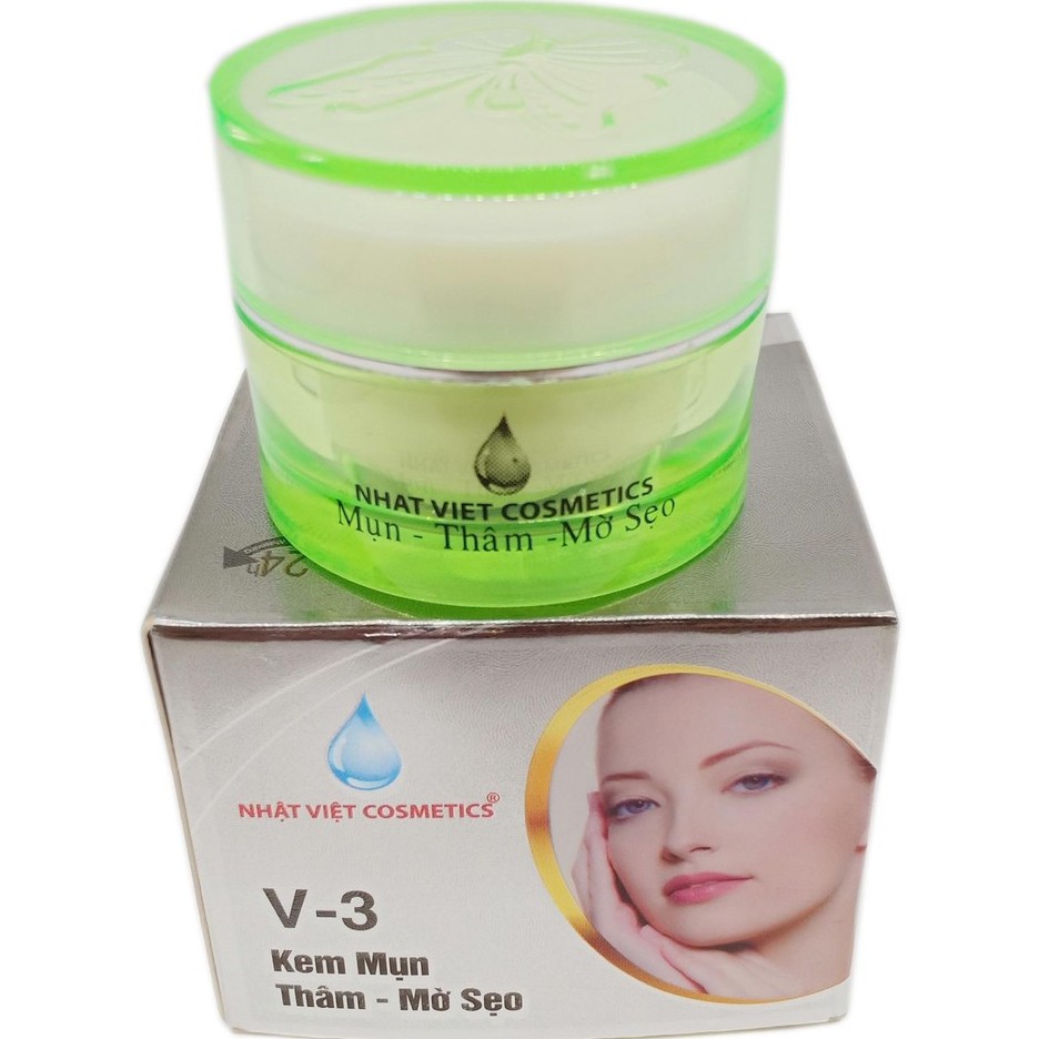 Kem Mụn, Xóa Thâm, Liền Sẹo Ngọc Trai Đen, Sữa Ong Chúa V3 6g | BigBuy360 - bigbuy360.vn