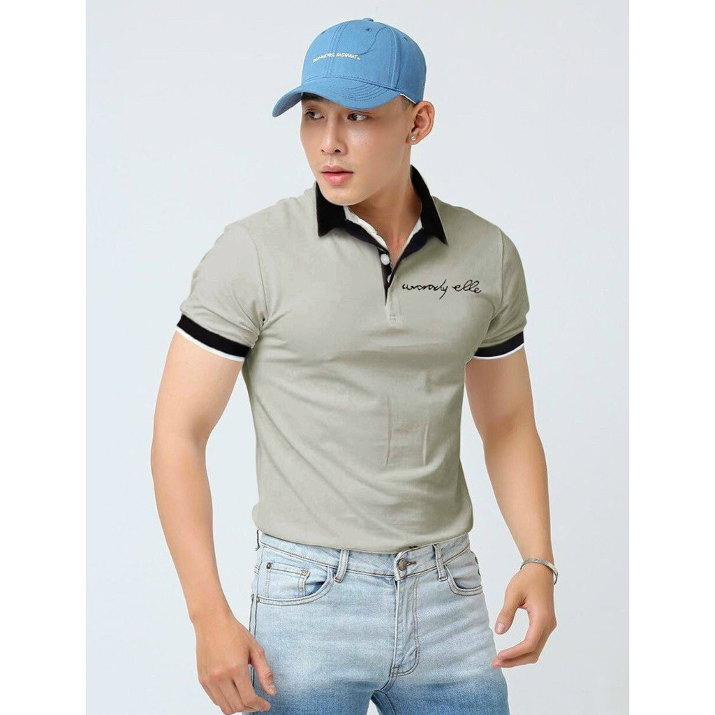 ÁO THUN NAM NGẮN TAY CỔ BẺ MẪU MỚI NHIỀU MÀU, CHẤT VẢI COTTON CAO CẤP 2021 | BigBuy360 - bigbuy360.vn