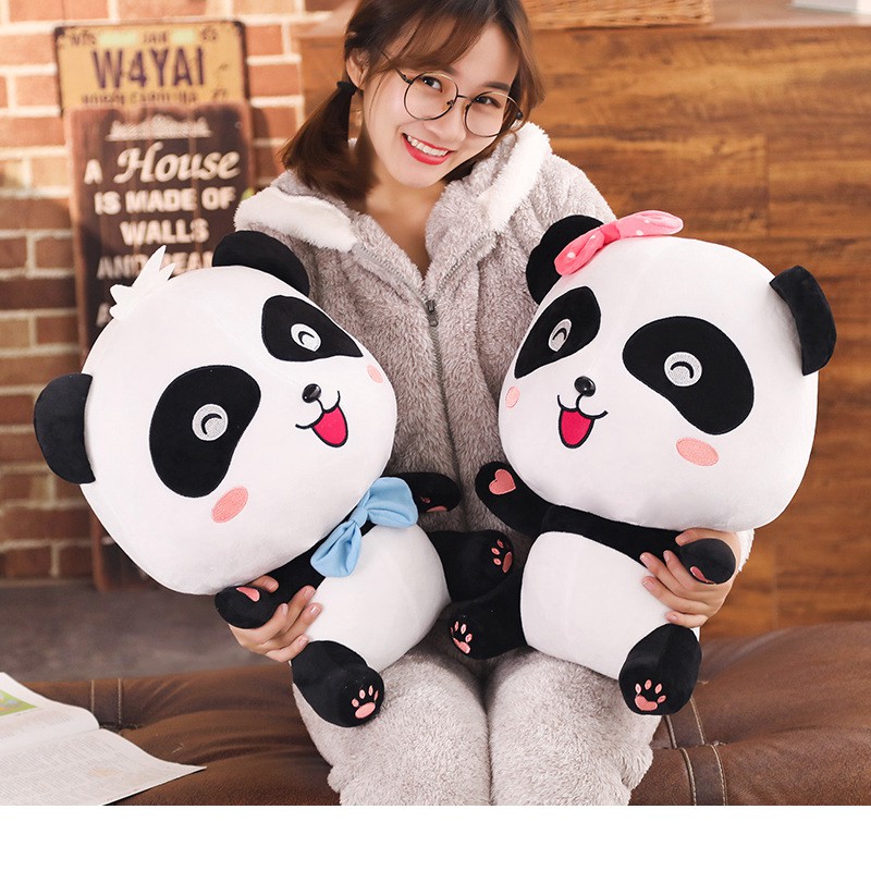 [HÀNG NHẬP KHẨU] Gấu bông Gấu truc panda cho bé - Thú bông nhập khẩu cao cấp - Chiều cao 22-30cm