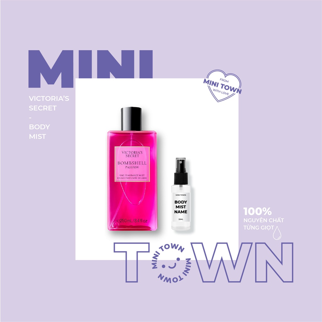 BOMBSHELL PASSION - Xịt Thơm Lưu Hương Toàn Thân Victoria's Secret FIne Fragrance Mist