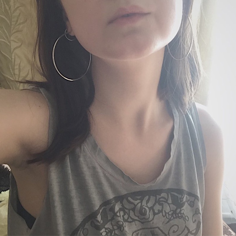 Đôi Bông Tai Khoen Tròn Thời Trang Cho Nữ