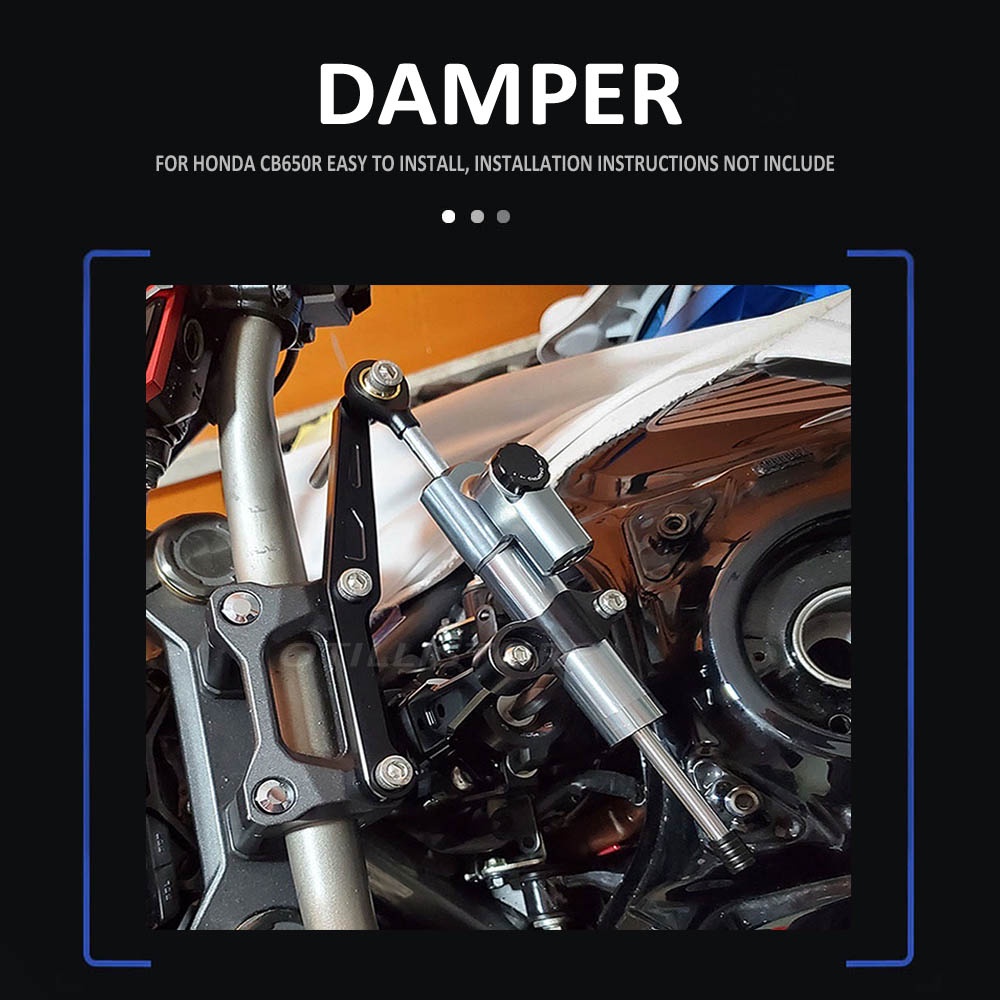 For Honda cb650r CB 650r 2018-2021 titanium ruler damper support stabilizer steering stabilizer shock absorber