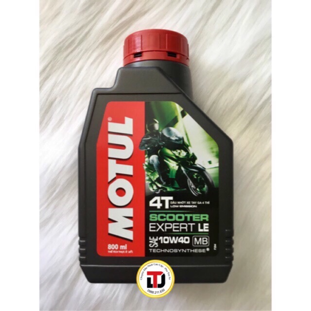 Dầu nhớt xe ga 0,8 lít MOTUL SCOOTER EXPERT LE 10W40