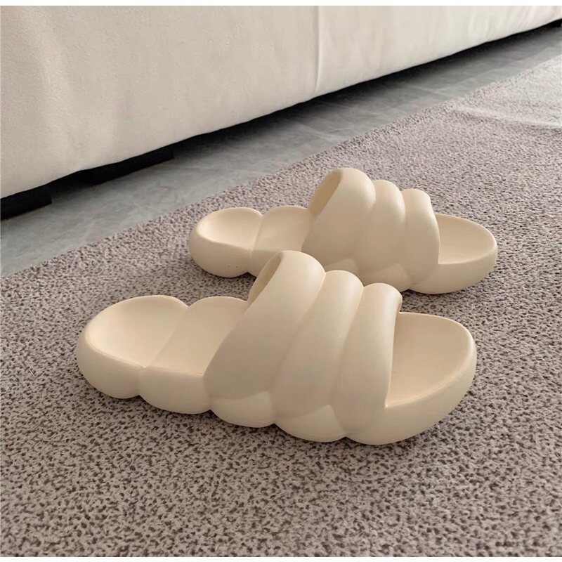 Dép quai ngang nam nữ con sâu kèm ảnh thật