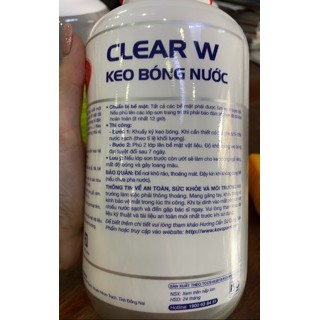 Keo bóng nước KOVA Clear W 1kg