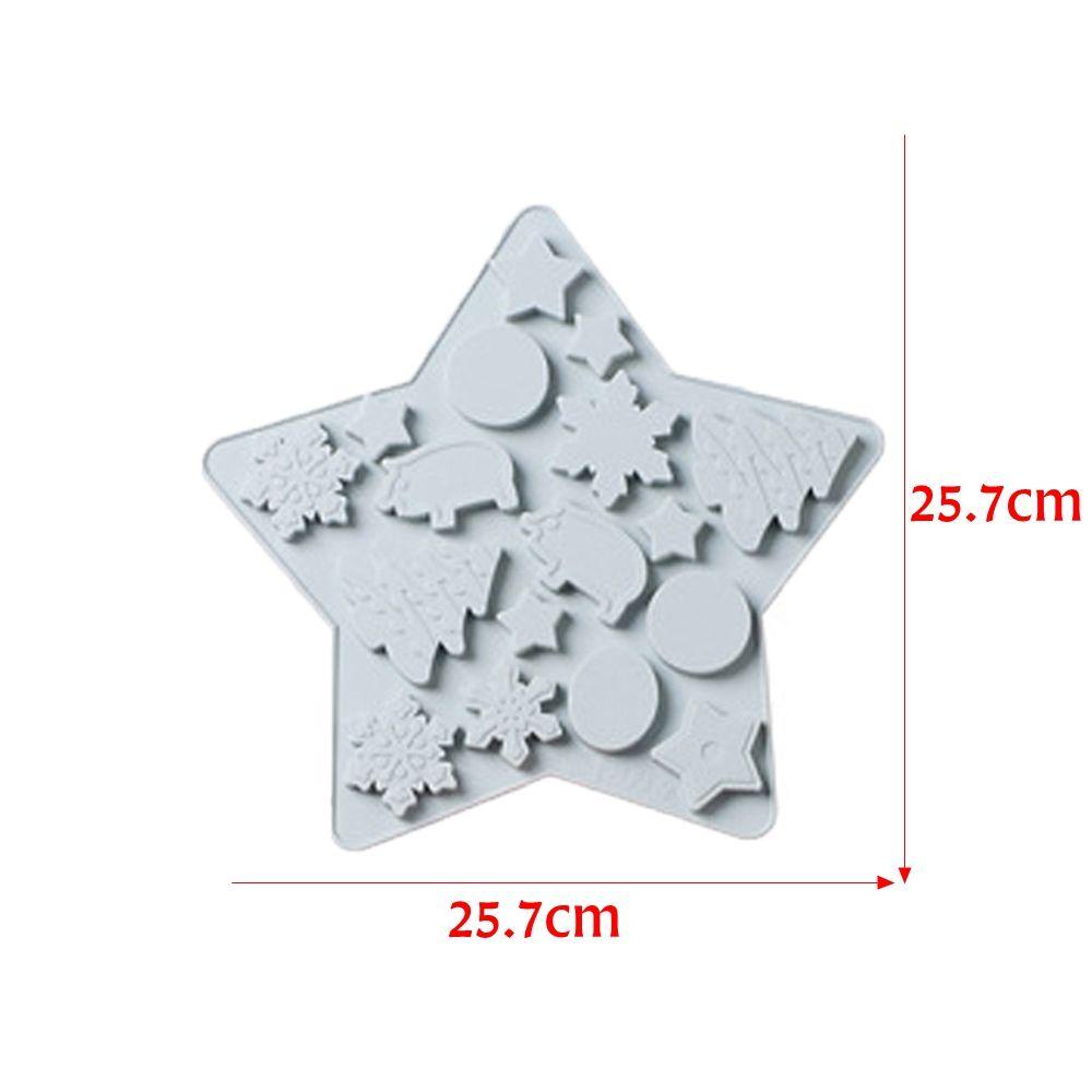 Khuôn Silicone Cấp Thực Phẩm Hình Người Tuyết Làm Bánh DIY