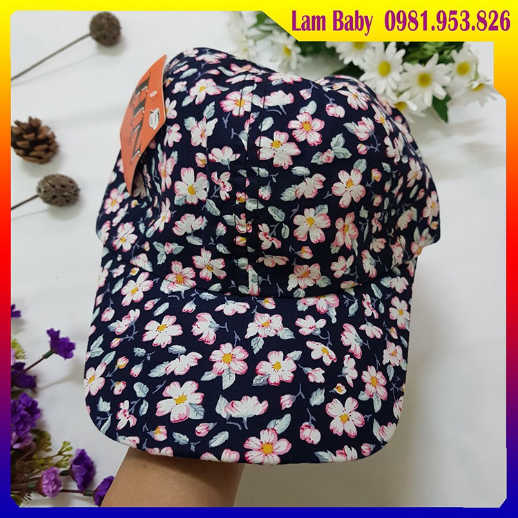 Mũ Lưỡi Trai Nửa Đầu Chống Nắng Phong Cách Hàn Quốc - Họa Tiết Hoa Nhỏ - Thời Trang Xuân Hè Mới Cho Nữ