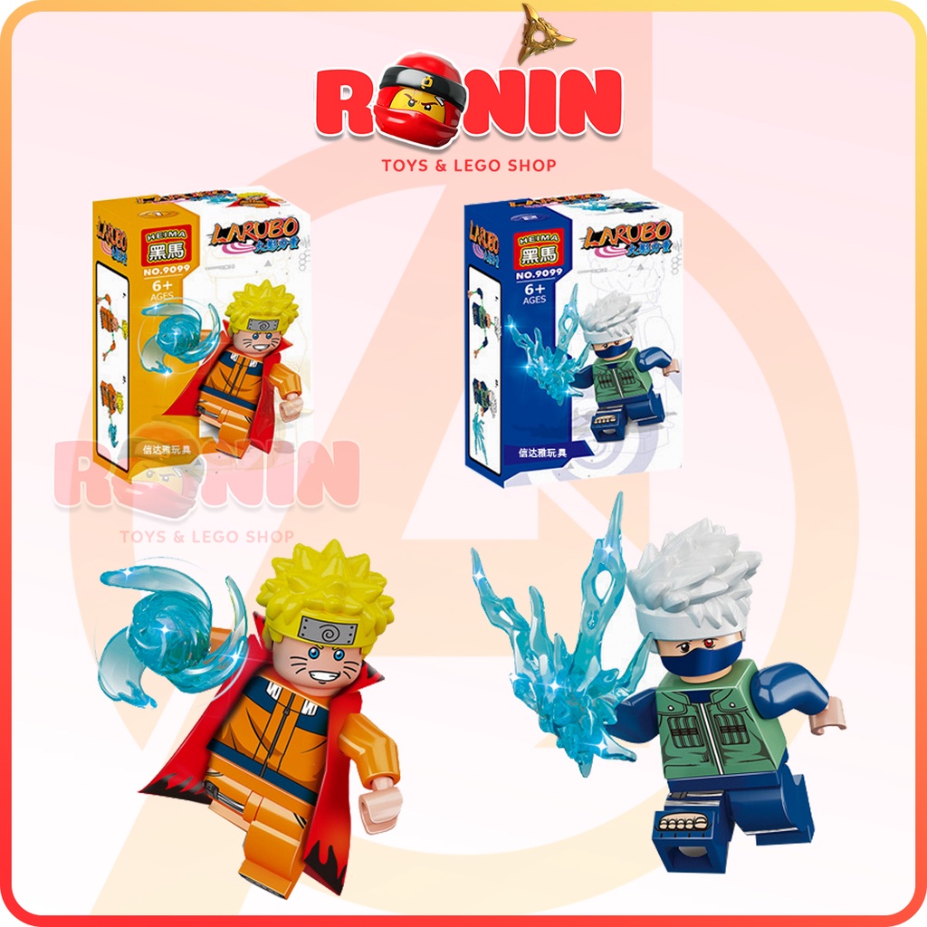 Lắp Ráp Lego Minifigures Nhân Vật Naruto / UZUMAKI NARUTO / HATAKE KAKASHI