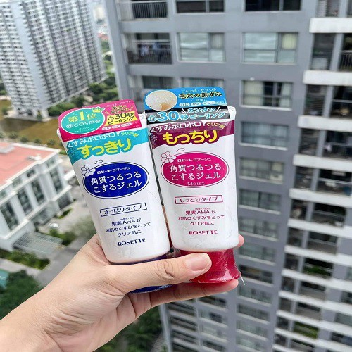 [HÀNG CHUẨN]Tẩy da chết Rosette Gommage Peeling Gel_Bán Chạy Số 1 Nhật Bản_ Bong da cũ_ Tái tạo lớp da mới sáng mịn