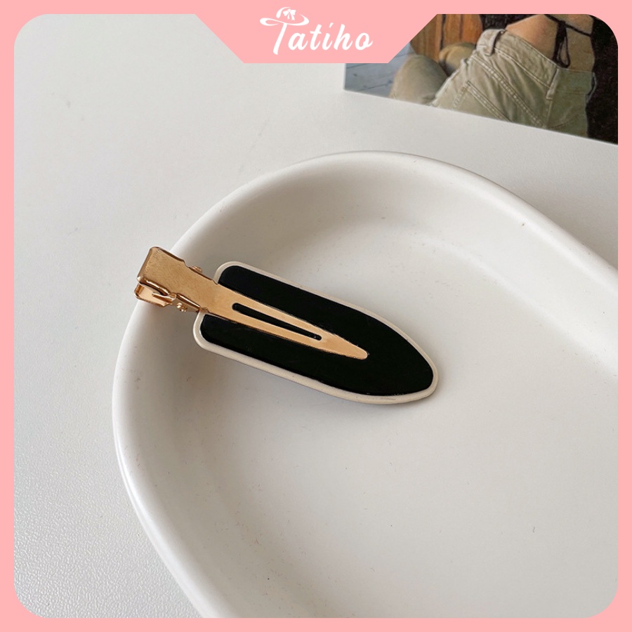 Kẹp Tóc Mái (Kẹp Tóc Mỏ Vịt) Trơn Nhiều Màu Phong Cách Hàn Quốc - Tatiho - Mã KT016