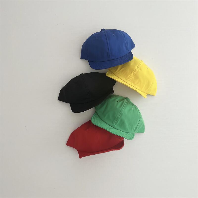 Mũ Lưỡi Trai Mềm Màu Trơn Đơn Giản Thời Trang Mùa Hè Chống Nắng Dễ Phối Đồ Cho Bé