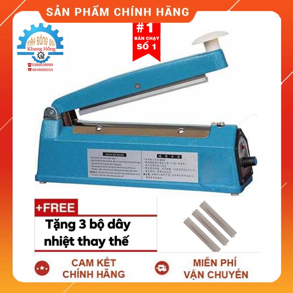 [LOẠI TỐT] Máy Hàn Miệng Túi M10-200 (20cm) Vỏ Gang Tân Thanh CHÍNH HÃNG BẢO HÀNH 6 THÁNG