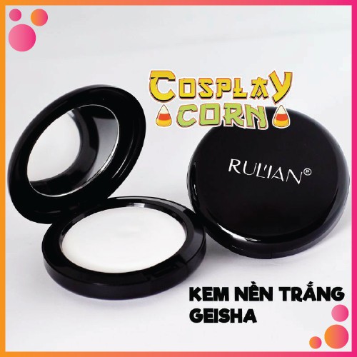 Combo Hóa Trang Kem Nền Trắng Geisha + Phấn Phủ Siêu Trắng