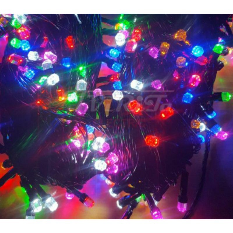DÂY ĐÈN LED CHỚP TRANG TRÍ NOEL, TẾT  Lục Giác, Q8 Chống Nước Ngoài Trời