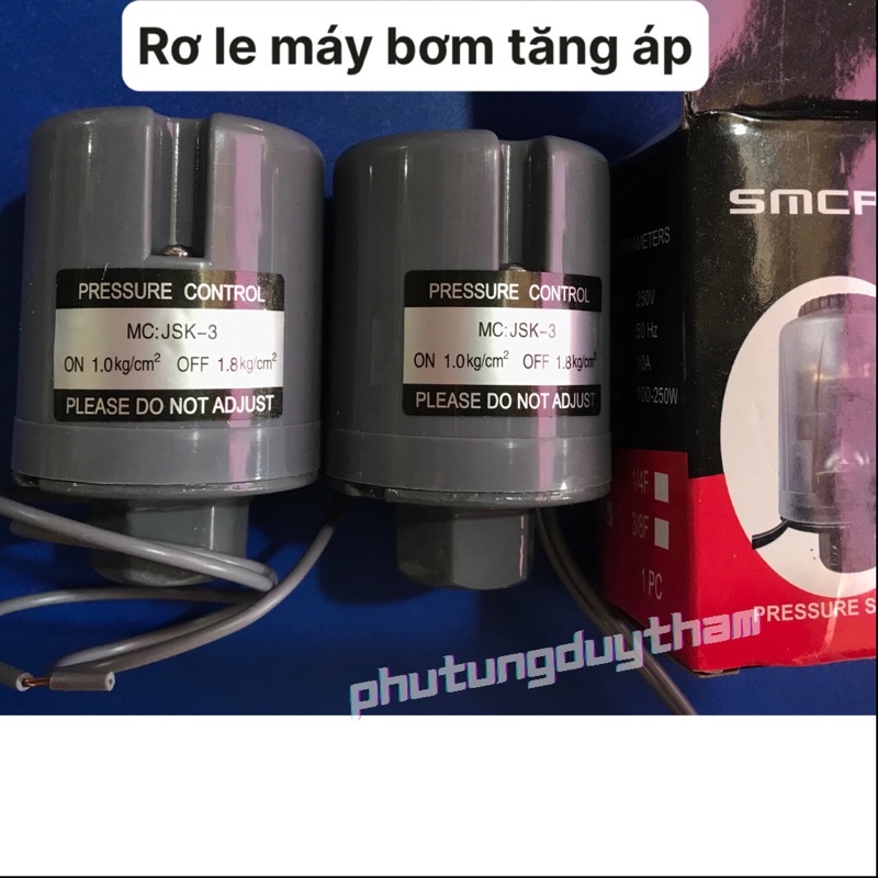 RƠLE MÁY BƠM TĂNG ÁP( cỡ D12 hoặc D14)