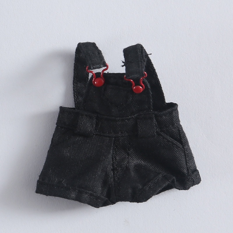 Jumpsuit Denim cho búp bê Ob11 1/12BJD16cm