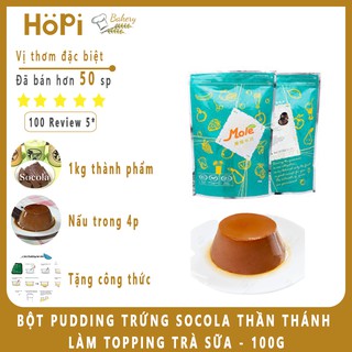 Bột Pudding Socola Mole 100g Vị Thơm Ngậy Quán Ưa Thích Hay Dùng Nấu Nhanh Dùng Làm Topping Trà Sữa