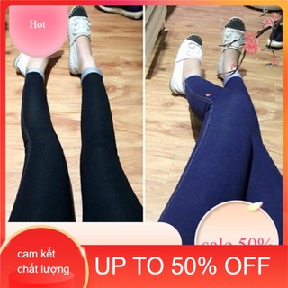 Combo quần giả bò legging co giãn 4 chiều
